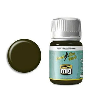 AMMO by MIG Panel Line Wash Neutral Brown AMMO by Mig Jimenez