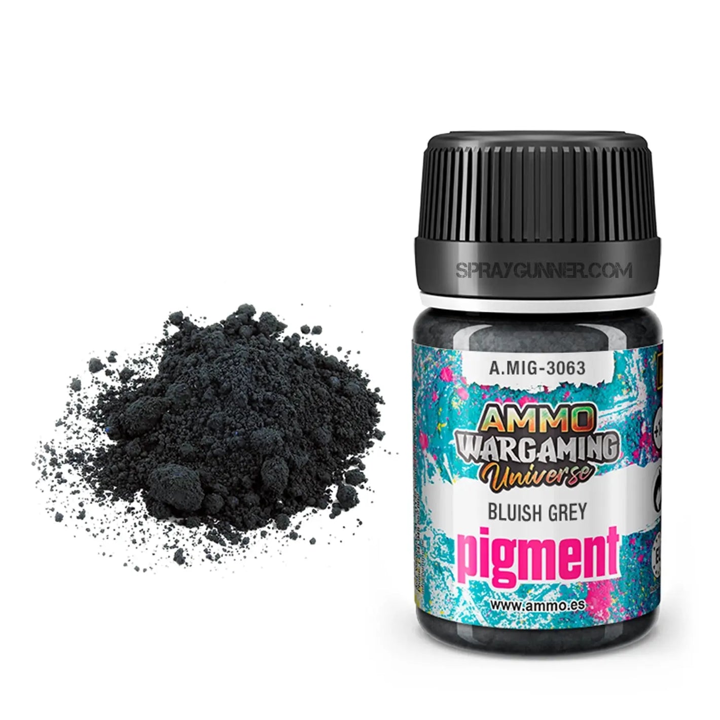 AMMO by MIG Pigments Bluish Grey AMMO by Mig Jimenez