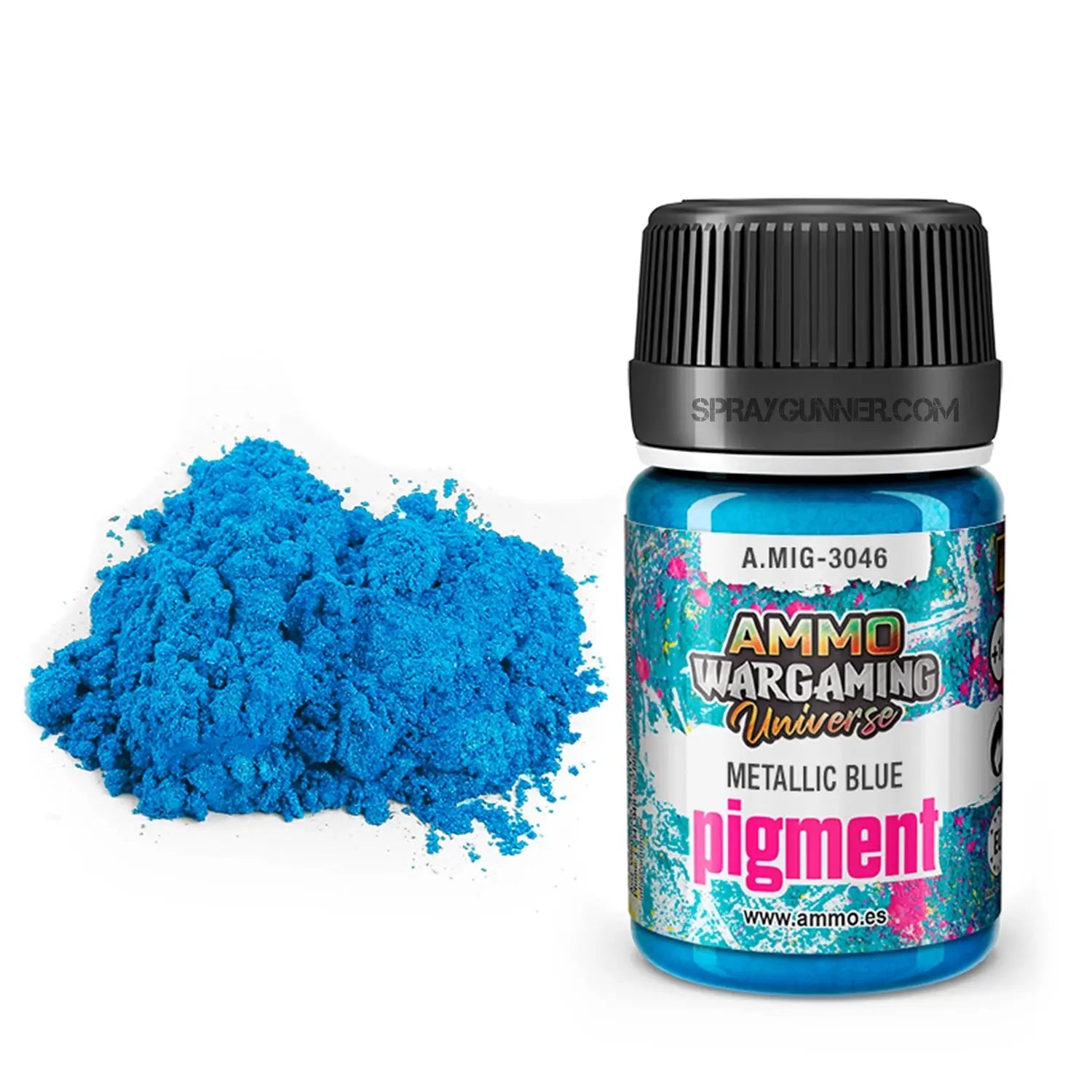 AMMO by MIG Pigments Metallic Blue AMMO by Mig Jimenez