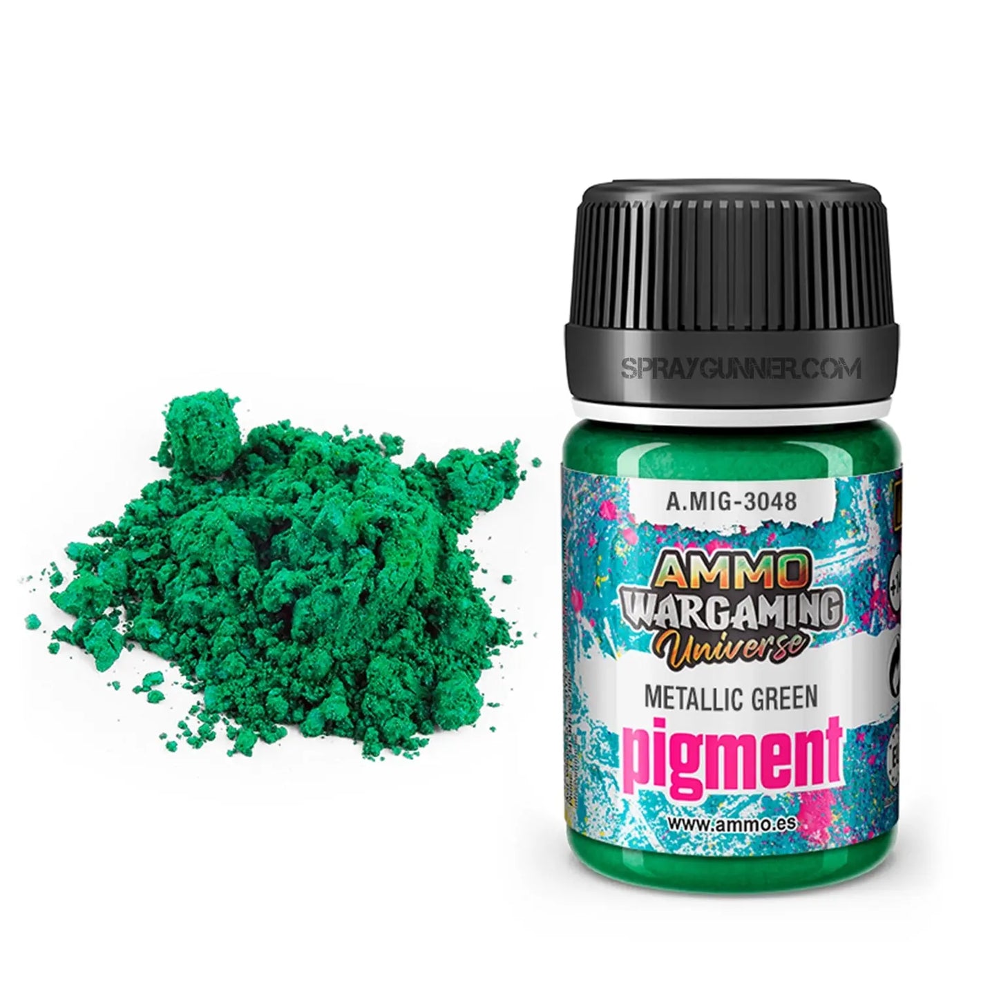 AMMO by MIG Pigments Metallic Green AMMO by Mig Jimenez