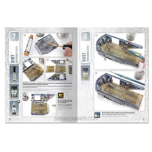 AMMO by MIG Publications AMMO WARGAMING UNIVERSE Book 08 - Aircraft and Spaceship Weathering (English, Castellano, Polski)