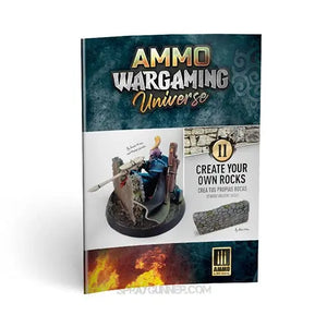 AMMO by MIG Publications AMMO WARGAMING UNIVERSE Book 11 – Create your own Rocks (Multilingual Book) AMMO by Mig Jimenez