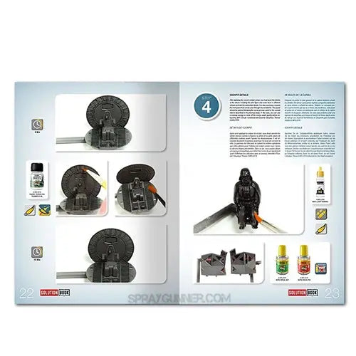 AMMO by MIG Publications - SOLUTION BOOK 05 - How to Paint Imperial Galactic Fighters (English, Castellano, Français, Deutch)