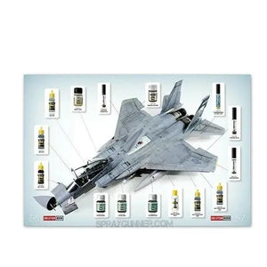 AMMO by MIG Publications - How To Paint USAF Navy Grey Fighters Solution Book (Multilingual) AMMO by Mig Jimenez