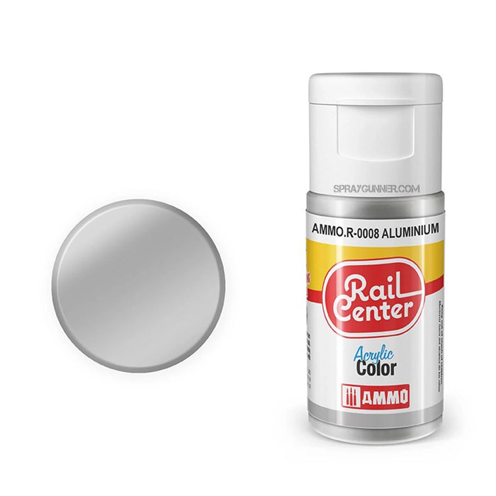 AMMO by MIG Rail Center Acrylic Color - Aluminium (15ml)