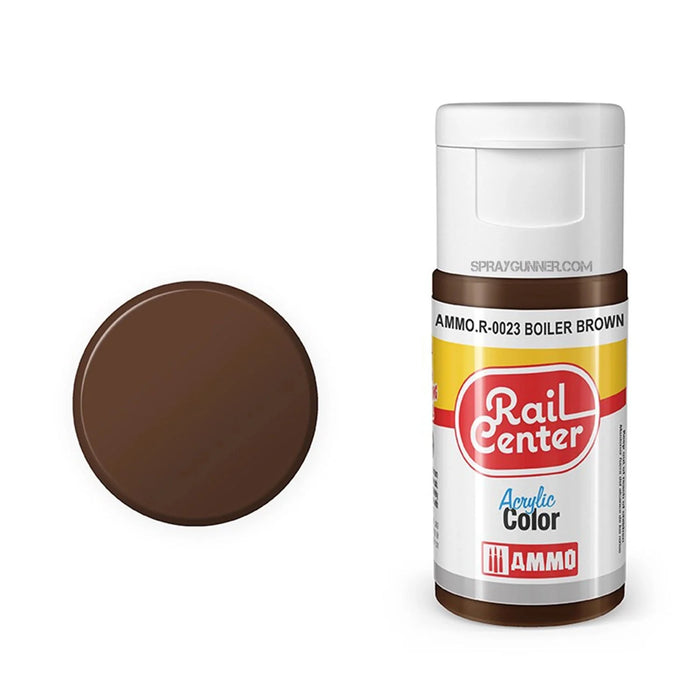AMMO by MIG Rail Center Acrylic Color - Boiler Brown (15ml)
