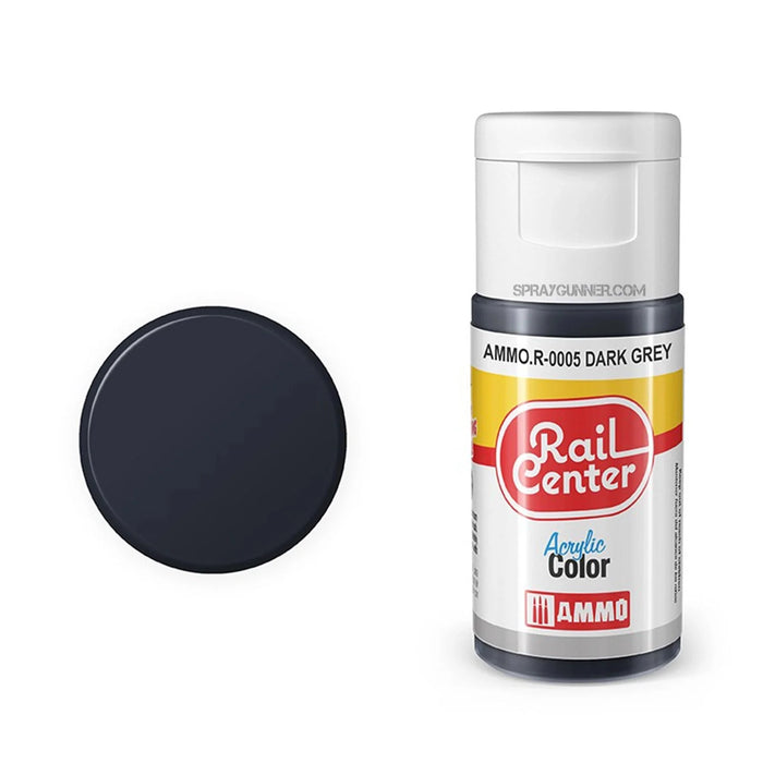 AMMO by MIG Rail Center Acrylic Color - Dark Grey (15ml)
