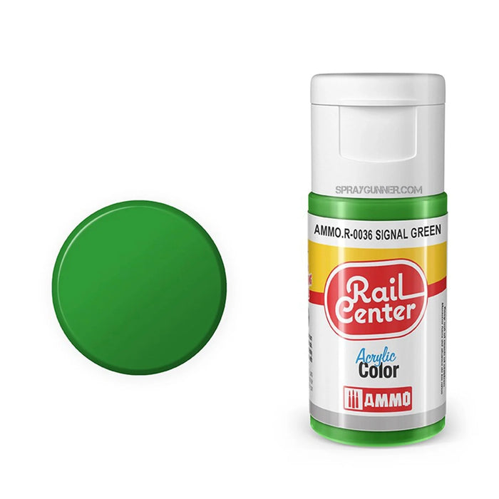 AMMO by MIG Rail Center Acrylic Color - Signal Green (15ml)