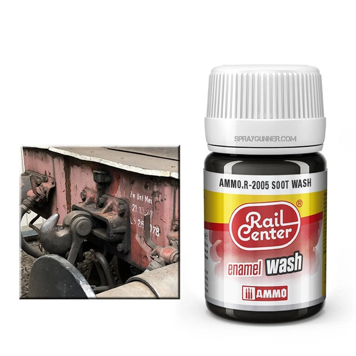AMMO by MIG Rail Center - Soot Wash (35 mL)