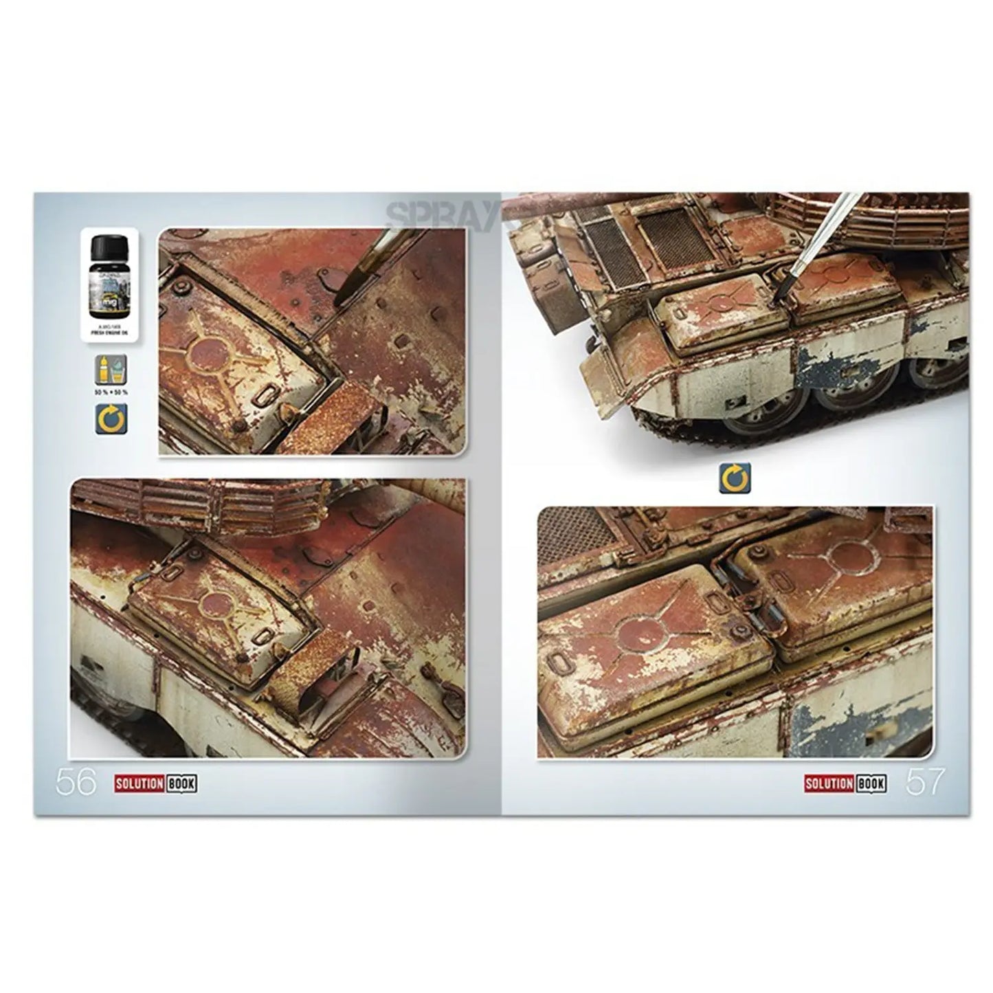 AMMO by MIG SOLUTION BOOK 12 - How to Paint Realistic Rust (Multilingual)