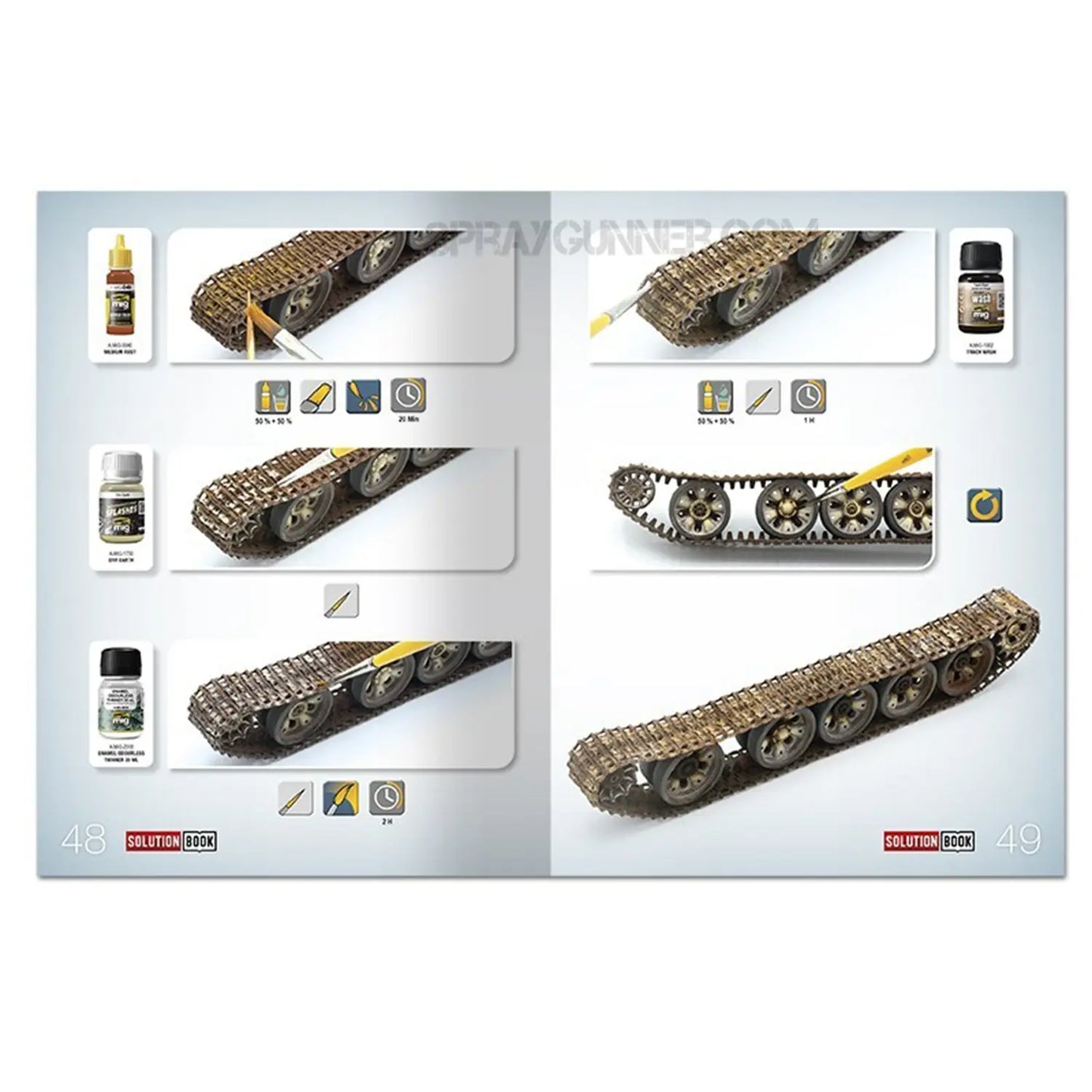 AMMO by MIG SOLUTION BOOK 12 - How to Paint Realistic Rust (Multilingual)