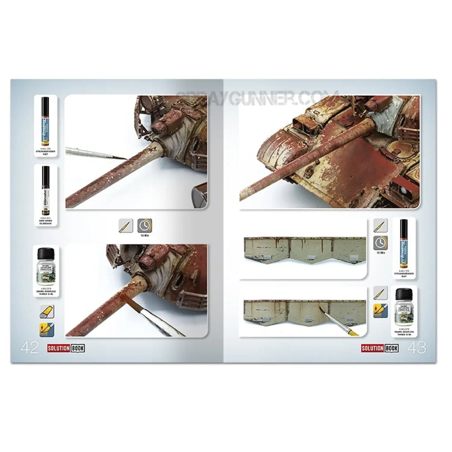 AMMO by MIG SOLUTION BOOK 12 - How to Paint Realistic Rust (Multilingual)