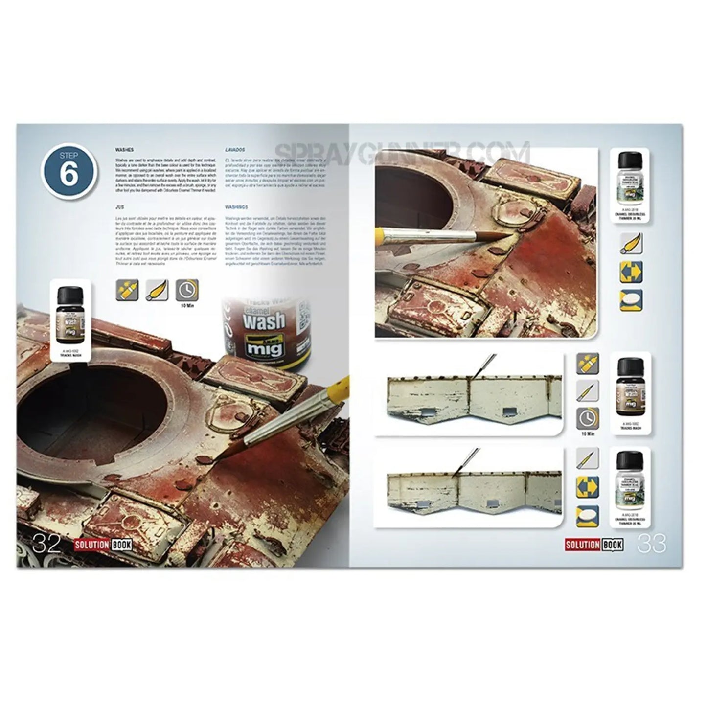 AMMO by MIG SOLUTION BOOK 12 - How to Paint Realistic Rust (Multilingual)