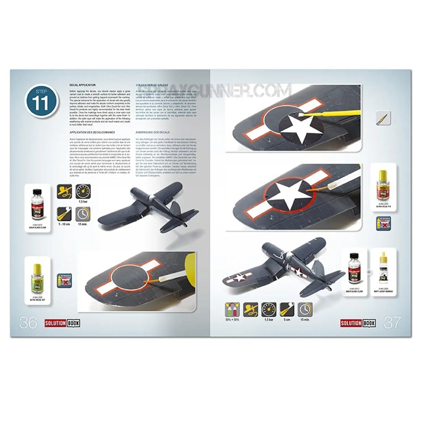 AMMO by MIG SOLUTION BOOK 14 - How to Paint US Navy WWII Late (Multilingual)