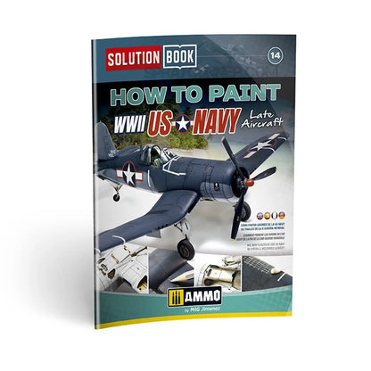 AMMO by MIG SOLUTION BOOK 14 - How to Paint US Navy WWII Late (Multilingual) AMMO by Mig Jimenez