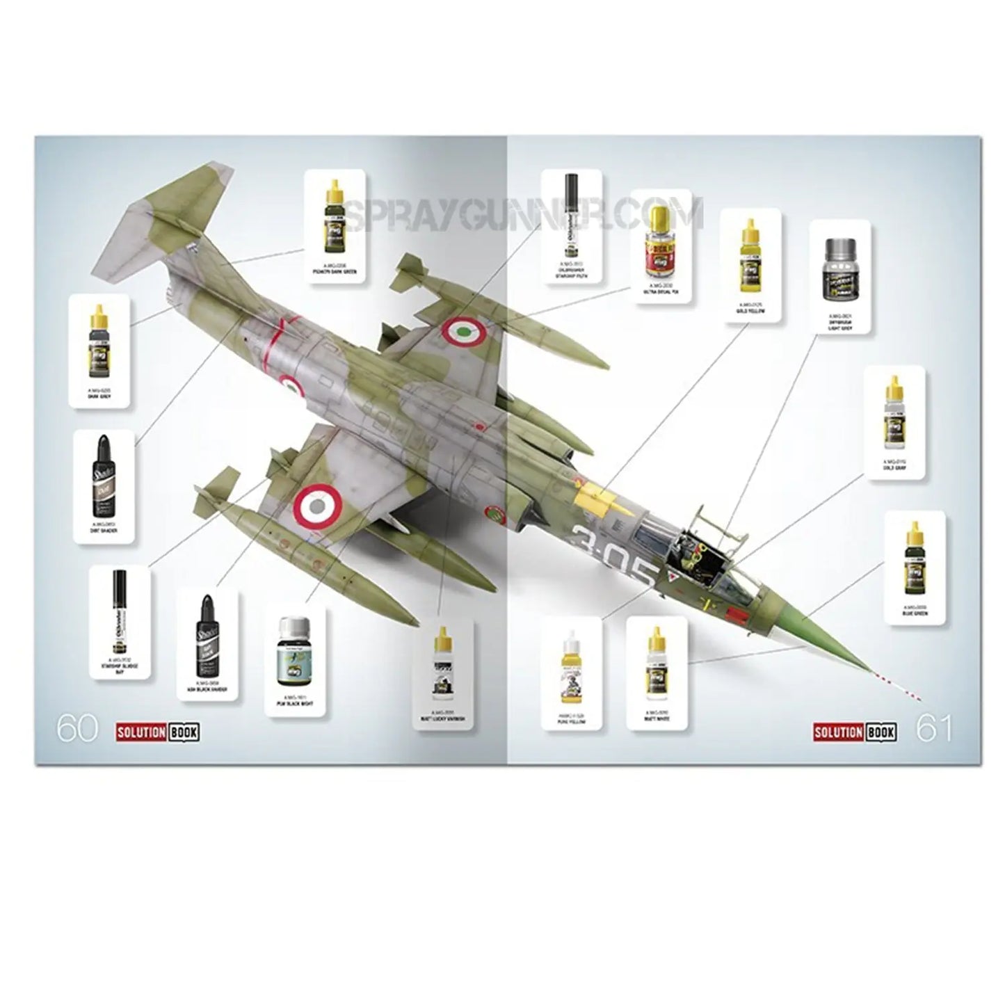 AMMO by MIG SOLUTION BOOK 15 - How to Paint Italian NATO Aircrafts (Multilingual)