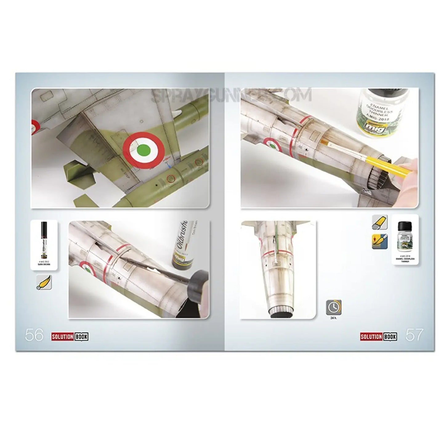 AMMO by MIG SOLUTION BOOK 15 - How to Paint Italian NATO Aircrafts (Multilingual)