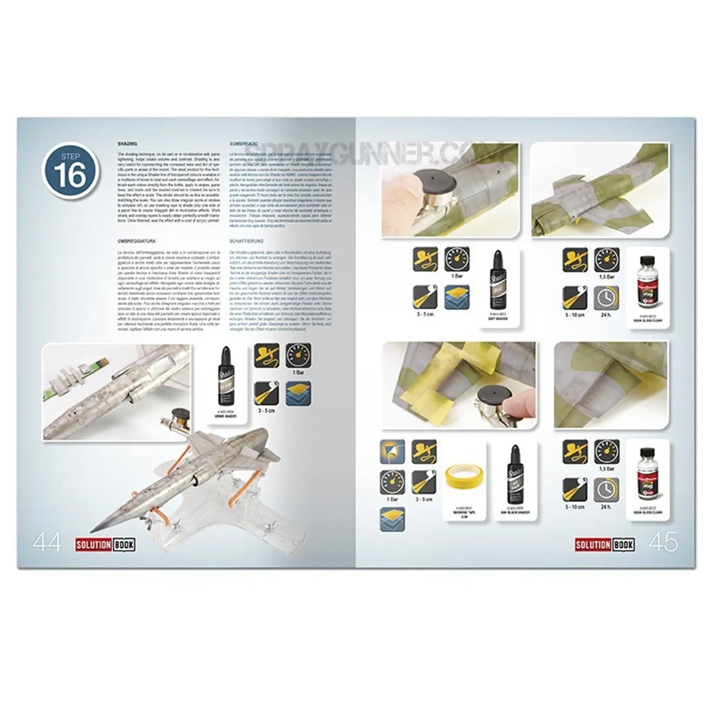 AMMO by MIG SOLUTION BOOK 15 - How to Paint Italian NATO Aircrafts (Multilingual)