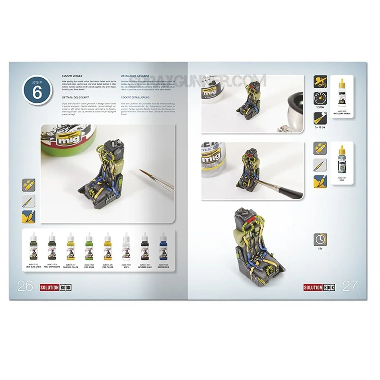 AMMO by MIG SOLUTION BOOK 15 - How to Paint Italian NATO Aircrafts (Multilingual)