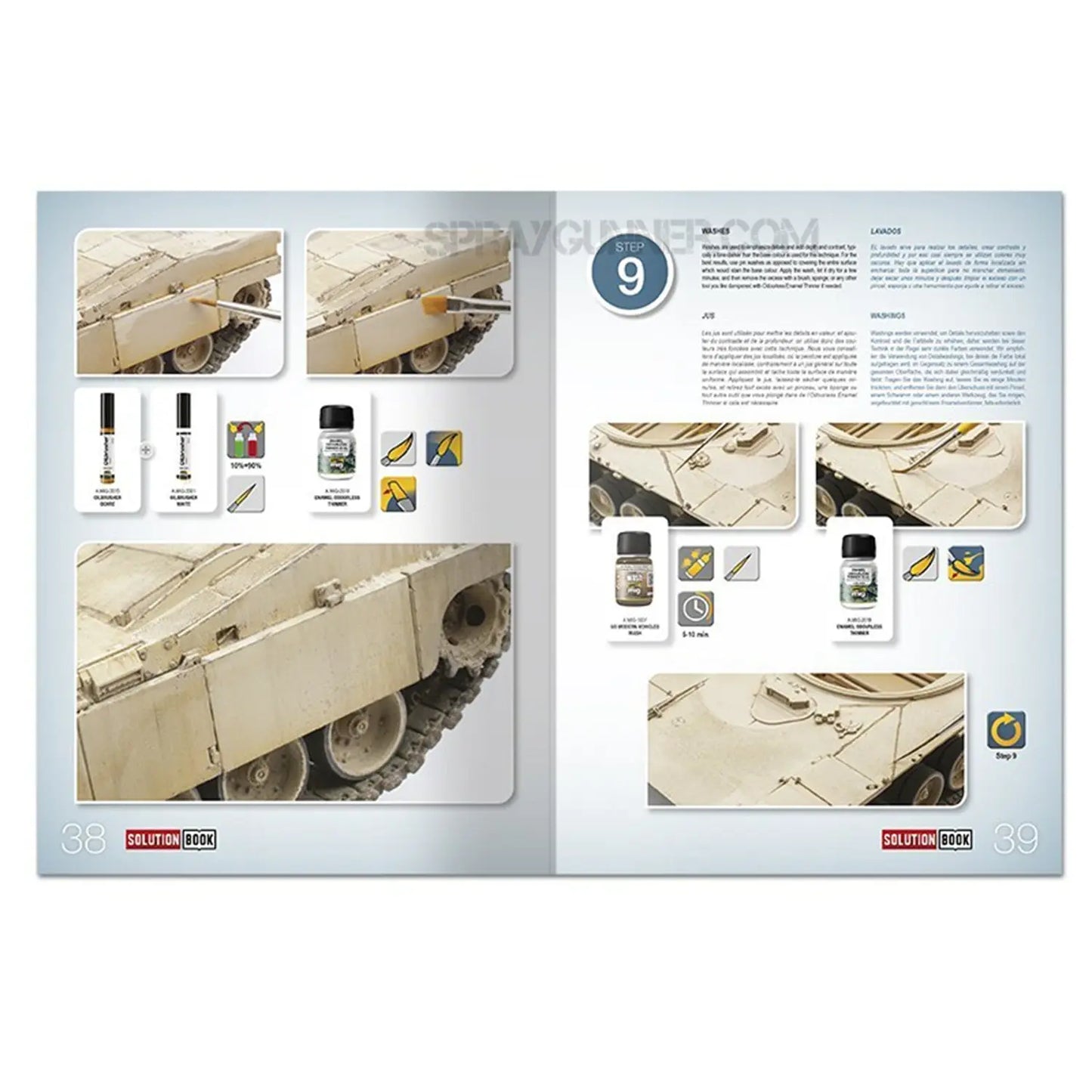 AMMO by MIG SOLUTION BOOK 16 - How to Paint Modern US Military Sand Scheme (Multilingual)