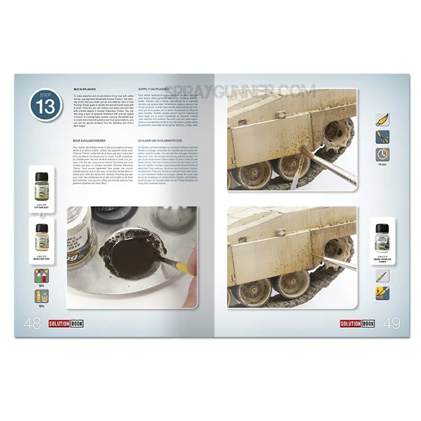 AMMO by MIG SOLUTION BOOK 16 - How to Paint Modern US Military Sand Scheme (Multilingual)