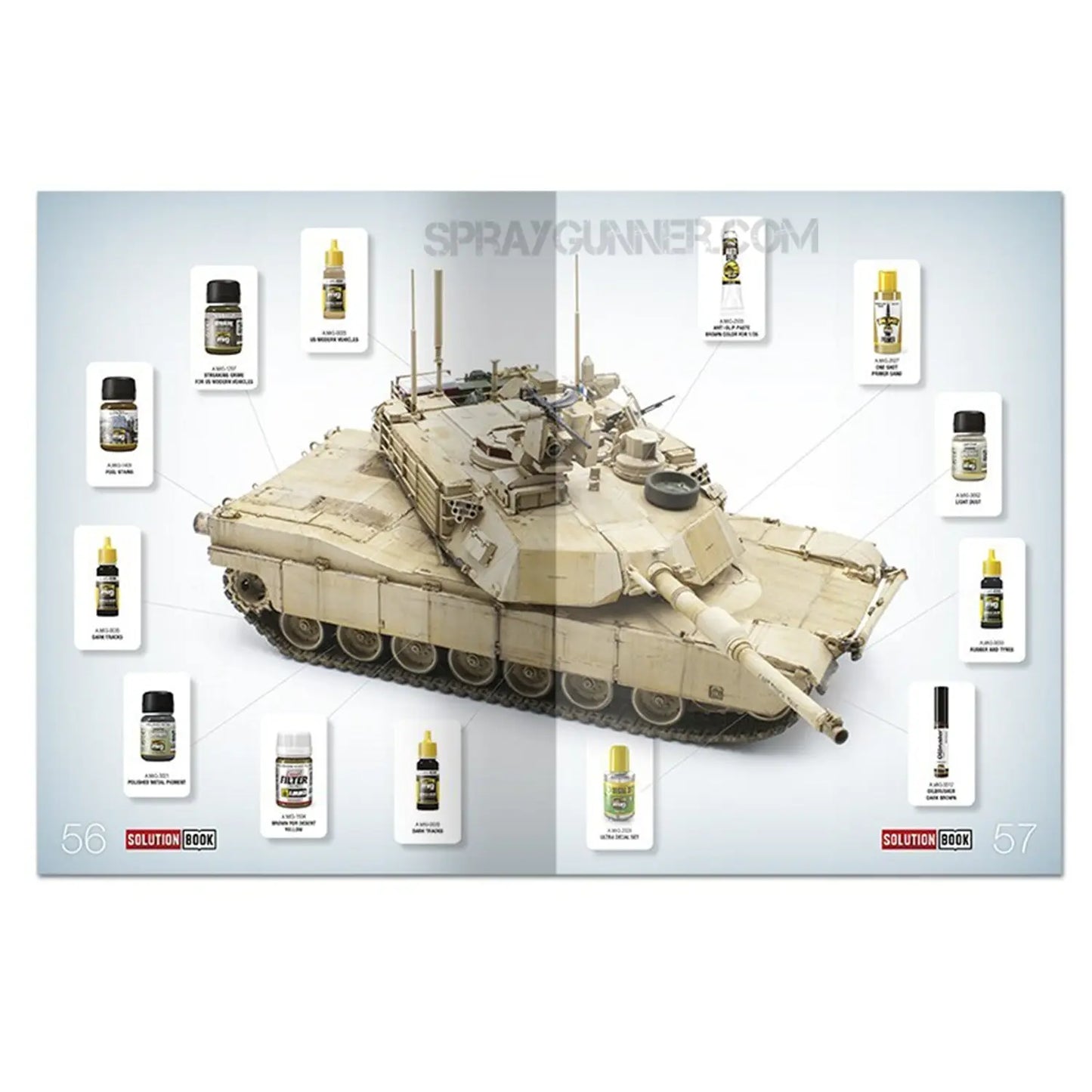 AMMO by MIG SOLUTION BOOK 16 - How to Paint Modern US Military Sand Scheme (Multilingual)