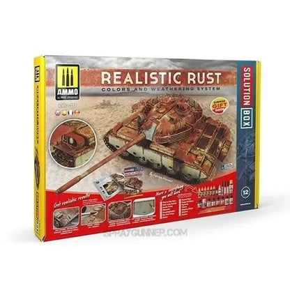 AMMO by MIG Solution Box - REALISTIC RUST SOLUTION BOX