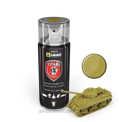 AMMO by MIG Sprays - TITANS HOBBY: DESERT YELLOW MATT PRIMER