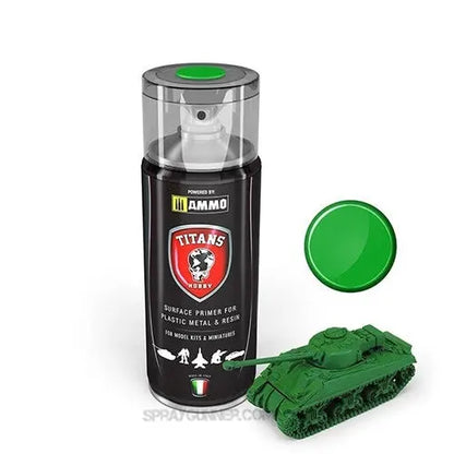AMMO by MIG Sprays - TITANS HOBBY: EMERALD GREEN MATT PRIMER