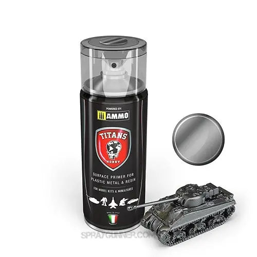 AMMO by MIG Sprays - TITANS HOBBY: GUN METAL PRIMER