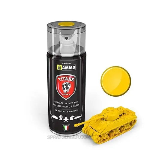 AMMO by MIG Sprays - TITANS HOBBY: IMPERIAL YELLOW MATT PRIMER
