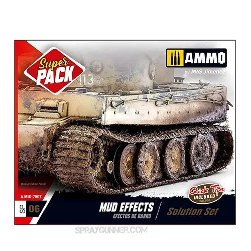 AMMO by MIG Weathering Sets MUD EFFECTS. SOLUTION SET