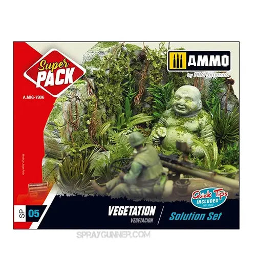 AMMO by MIG Weathering Sets VEGETATION. SOLUTION SET AMMO by Mig Jimenez