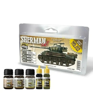 AMMO by MIG Weathering Starter Sets Fury Sherman Set