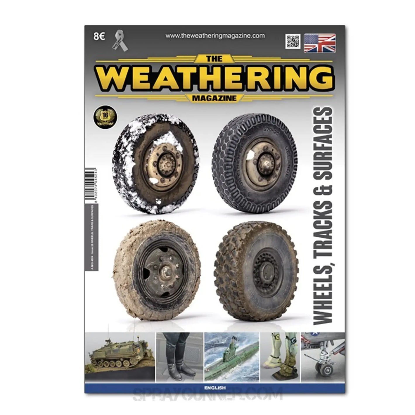 AMMO by MIG: THE WEATHERING MAGAZINE 25 - Wheels, Tracks & Surfaces (English) AMMO by Mig Jimenez