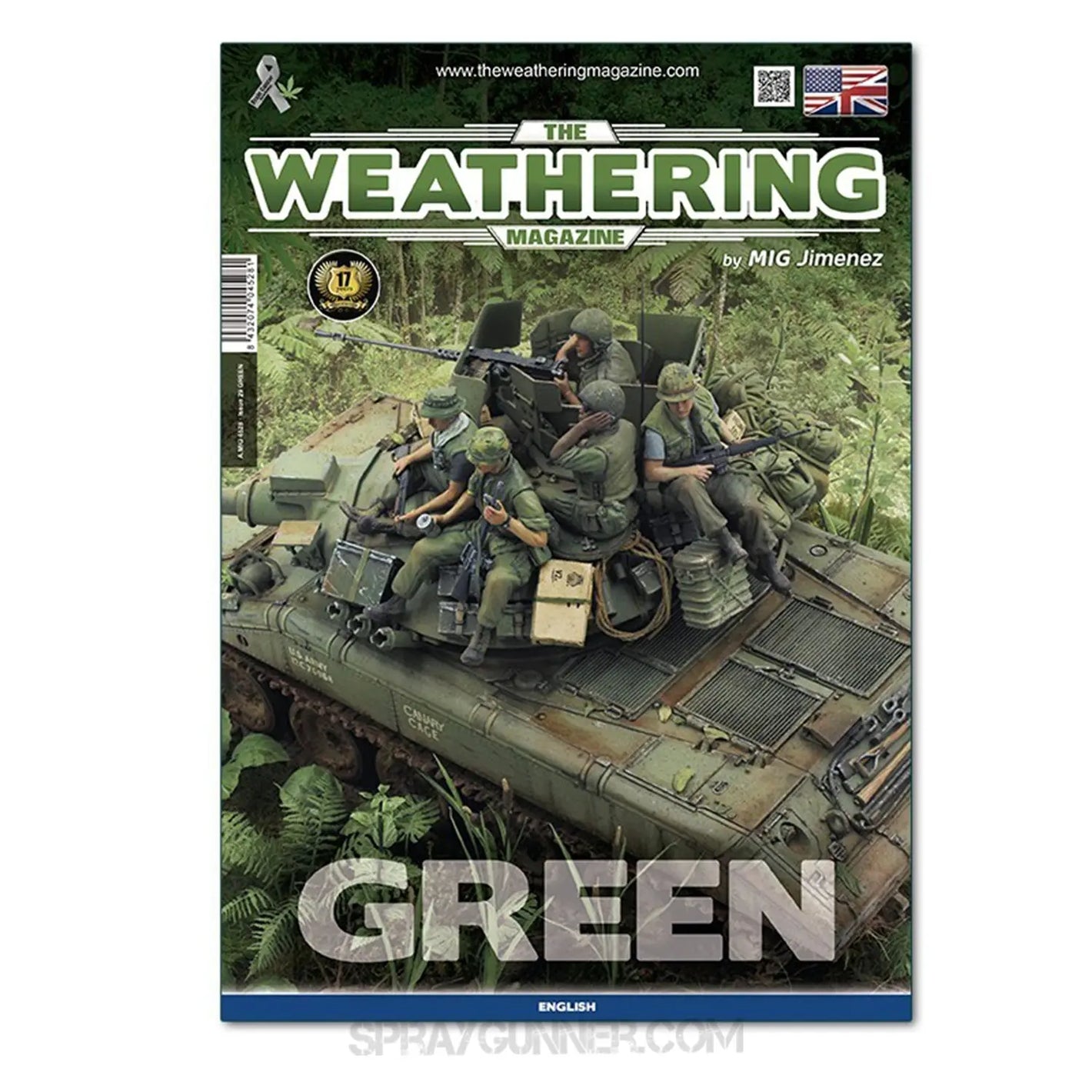 AMMO by MIG: THE WEATHERING MAGAZINE 29 - Green (English) AMMO by Mig Jimenez