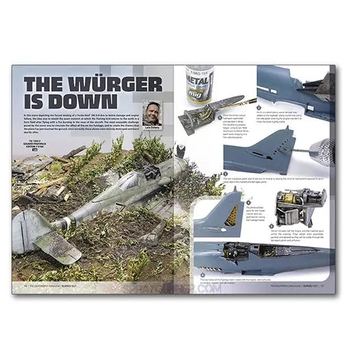 AMMO by MIG: THE WEATHERING MAGAZINE 33 - Burn Out (English) AMMO by Mig Jimenez