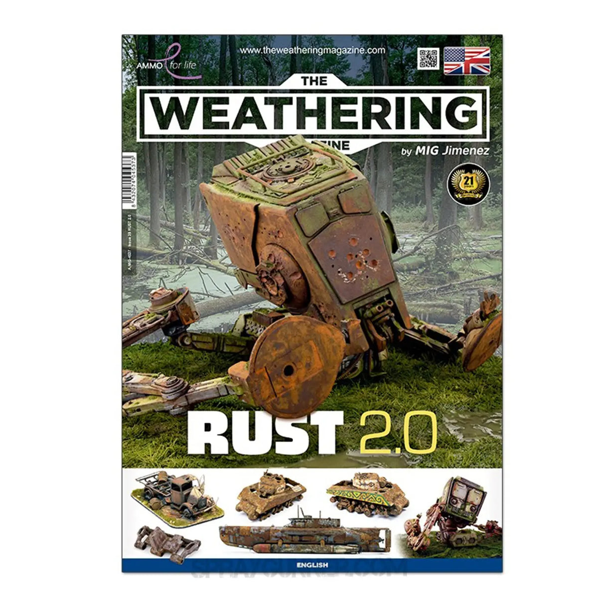 AMMO by MIG: THE WEATHERING MAGAZINE 38 - Rust 2.0 (English)