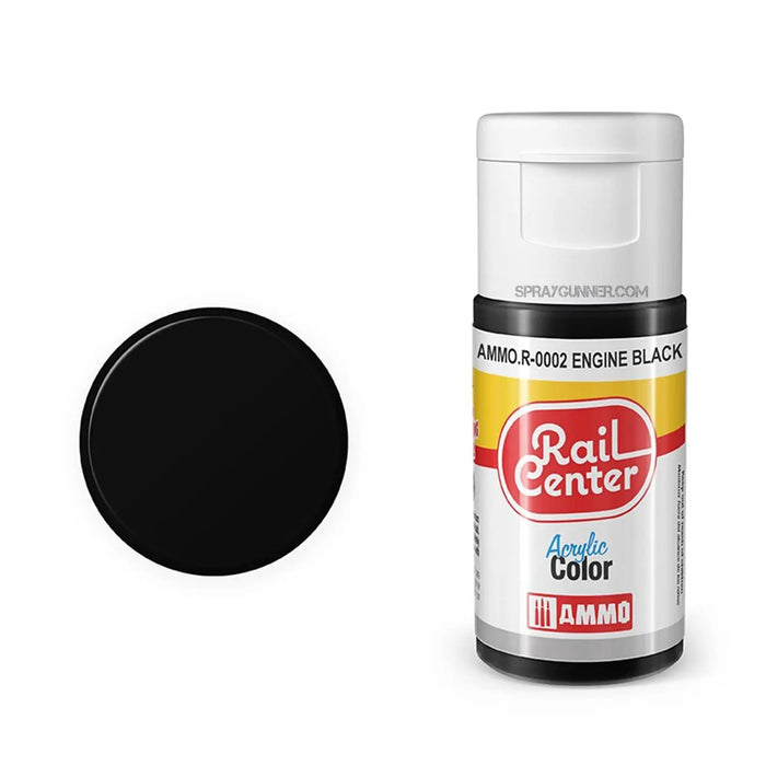 AMMO by MIG Rail Center Acrylic Color - Engine Black (15ml)