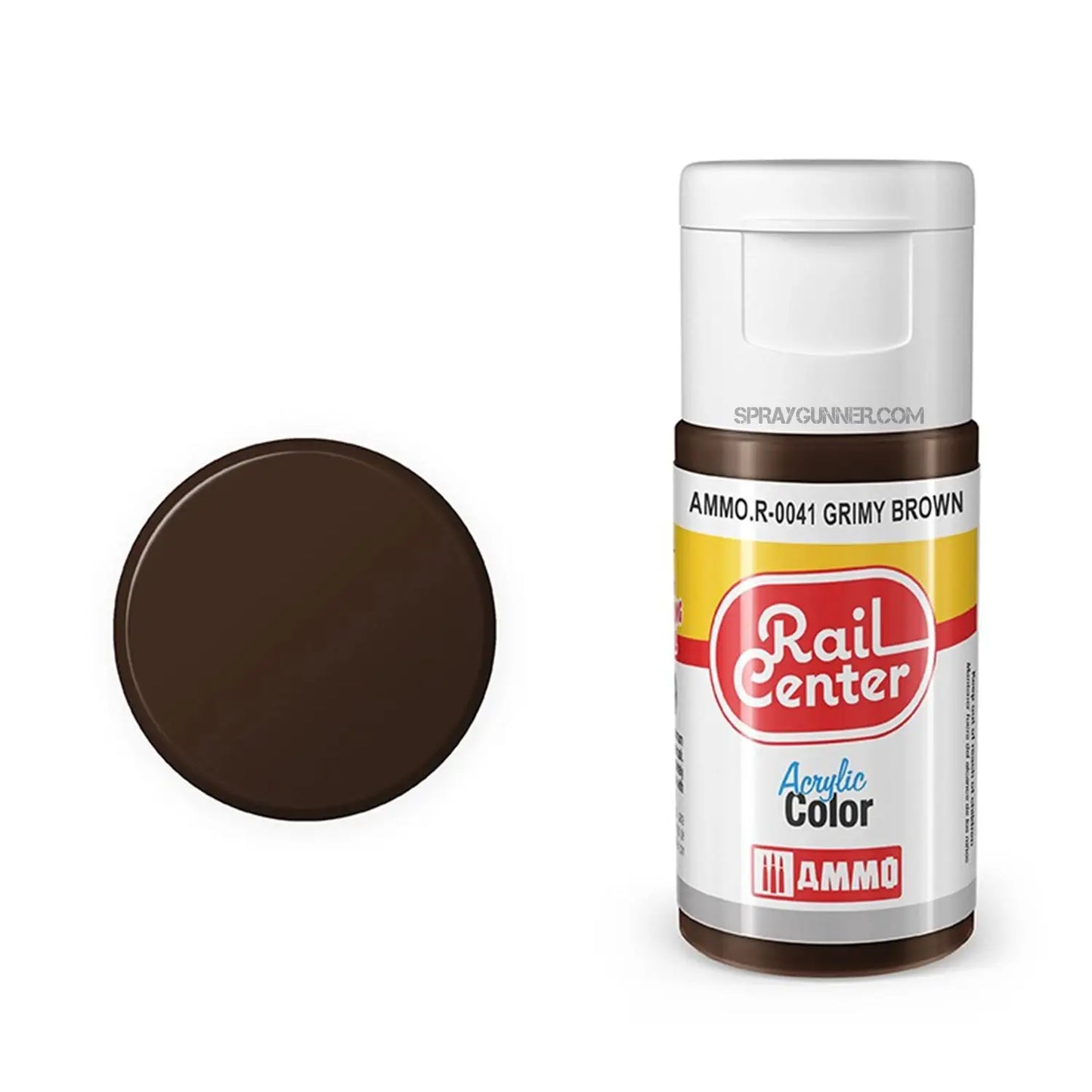 AMMO by MIG Rail Center Acrylic Color - Grimy Brown (15ml)