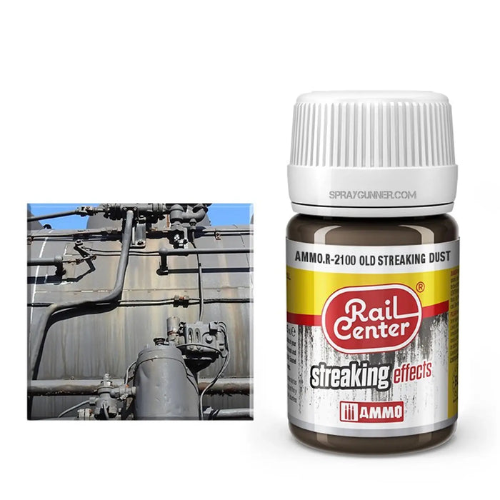 AMMO by MIG Rail Center Streaking Effects- Old Streaking Dust (35 mL)