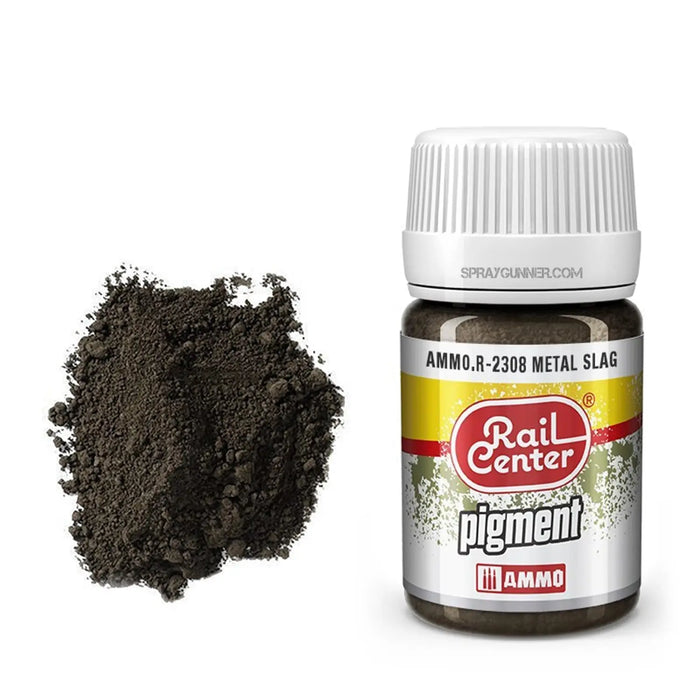 AMMO by MIG Rail Center - Pigment Metal Slag (35 mL)