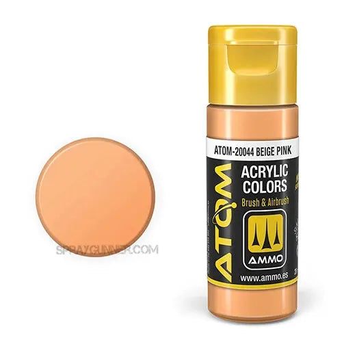 ATOM Acrylic Colors: Beige Pink AMMO by Mig Jimenez