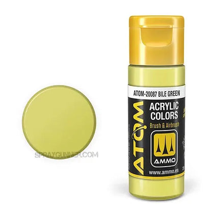 ATOM Acrylic Colors: Bile Green