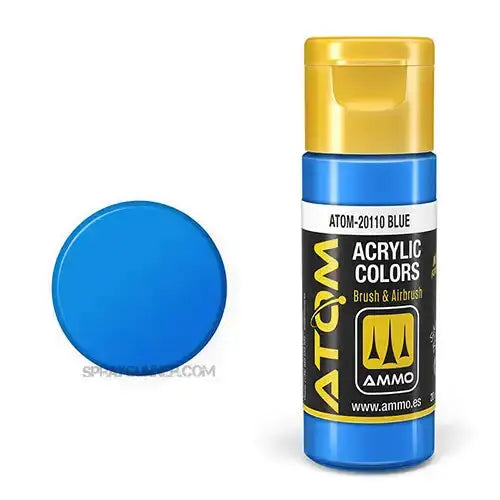 ATOM Acrylic Colors: Blue AMMO by Mig Jimenez