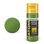 ATOM Acrylic Colors: Bright Green AMMO by Mig Jimenez