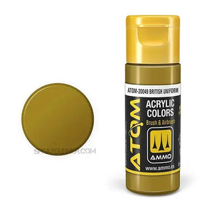 ATOM Acrylic Colors: British Uniform AMMO by Mig Jimenez