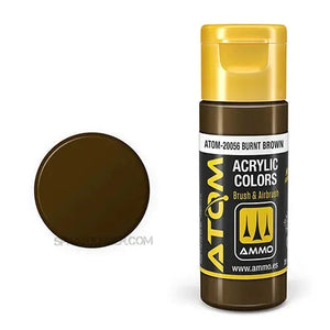 ATOM Acrylic Colors: Burnt Brown AMMO by Mig Jimenez