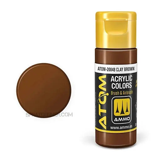 ATOM Acrylic Colors: Clay Brown AMMO by Mig Jimenez