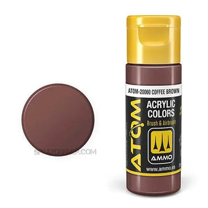 ATOM Acrylic Colors: Coffee Brown AMMO by Mig Jimenez